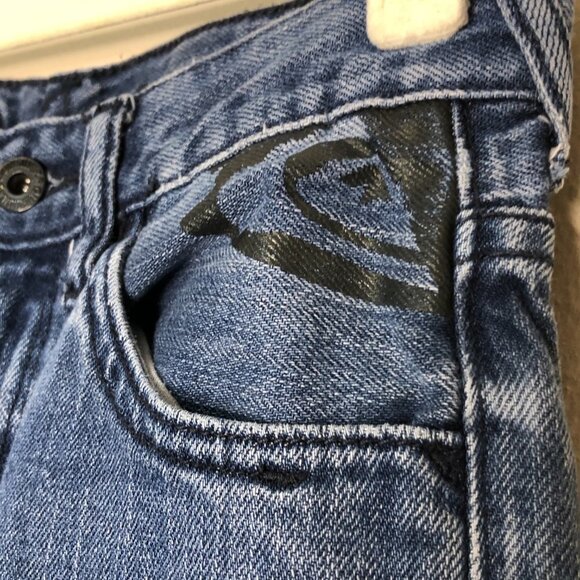 QUIKSILVER Women's Mid-Rise Straight Leg Jeans 24 - Picture 3 of 11